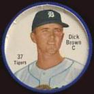 1962 Salada/Junket Coins #37 Dick Brown Front