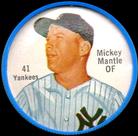 1962 Salada/Junket Coins #41 Mickey Mantle Front
