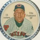 1962 Shirriff Coins #15 Tito Francona Front