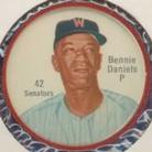 1962 Shirriff Coins #42 Bennie Daniels Front