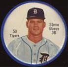 1962 Shirriff Coins #50 Steve Boros Front