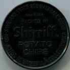 1962 Shirriff Coins #55 Sherm Lollar Back