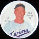 1962 Shirriff Coins #87 Bill Tuttle Front
