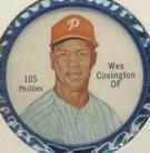 1962 Shirriff Coins #105 Wes Covington Front