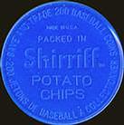 1962 Shirriff Coins #109 Sandy Koufax Back