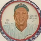 1962 Shirriff Coins #128 George Altman Front