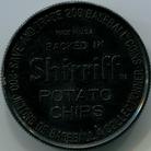 1962 Shirriff Coins #139 Curt Flood Back