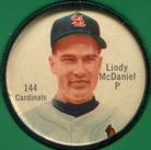 1962 Shirriff Coins #144 Lindy McDaniel Front