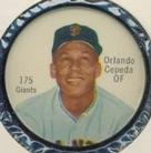 1962 Shirriff Coins #175 Orlando Cepeda Front