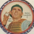 1962 Shirriff Coins #181 Hobie Landrith Front