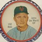 1962 Shirriff Coins #192 John DeMerit Front
