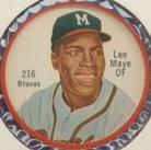 1962 Shirriff Coins #216 Lee Maye Front