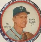 1962 Shirriff Coins #217 Howie Bedell Front