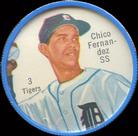 1962 Shirriff Coins #3 Chico Fernandez Front