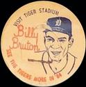1964 Detroit Tigers Lids #NNO Bill Bruton Front