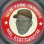 1969 MLB Player Pins #NNO Mel Stottlemyre Front