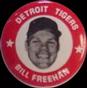 1969 MLB Player Pins #NNO Bill Freehan Front