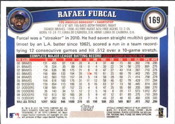 2011 Topps Chrome #169 Rafael Furcal Back