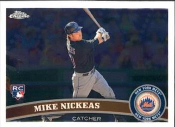 2011 Topps Chrome #189 Mike Nickeas Front