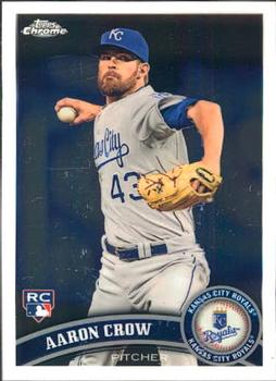 2011 Topps Chrome #220 Aaron Crow Front