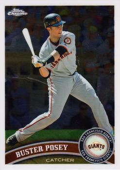 2011 Topps Chrome #1 Buster Posey Front