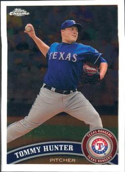 2011 Topps Chrome #31 Tommy Hunter Front