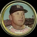 1964 Topps - Coins #120 Mickey Mantle Front
