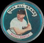 1964 Topps - Coins #131b Mickey Mantle Front