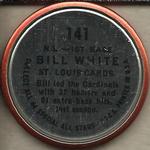 1964 Topps - Coins #141 Bill White Back