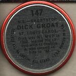 1964 Topps - Coins #147 Dick Groat Back