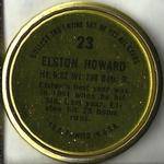 1964 Topps - Coins #23 Elston Howard Back