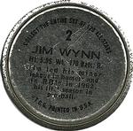1964 Topps - Coins #2 Jim Wynn Back