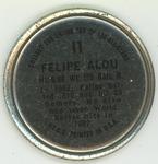 1964 Topps - Coins #11 Felipe Alou Back