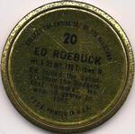 1964 Topps - Coins #20 Ed Roebuck Back