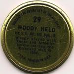 1964 Topps - Coins #29 Woodie Held Back