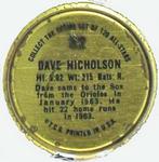 1964 Topps - Coins #32 Dave Nicholson Back