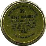 1964 Topps - Coins #39 Floyd Robinson Back