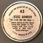 1964 Topps - Coins #43 Jesse Gonder Back