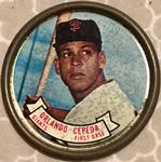 1964 Topps - Coins #63 Orlando Cepeda Front