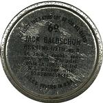 1964 Topps - Coins #69 Jack Baldschun Back