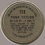 1964 Topps - Coins #113 Tony Taylor Back
