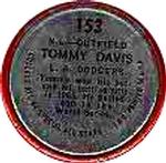 1964 Topps - Coins #153 Tommy Davis Back
