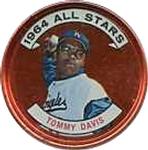 1964 Topps - Coins #153 Tommy Davis Front