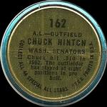 1964 Topps - Coins #162 Chuck Hinton Back