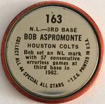 1964 Topps - Coins #163 Bob Aspromonte Back