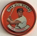 1964 Topps - Coins #163 Bob Aspromonte Front
