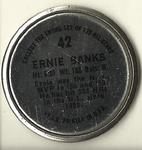 1964 Topps - Coins #42 Ernie Banks Back