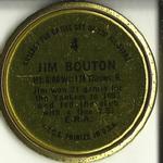 1964 Topps - Coins #4 Jim Bouton Back
