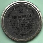 1964 Topps - Coins #55 Bob Clemente Back