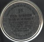 1964 Topps - Coins #59 Bob Gibson Back